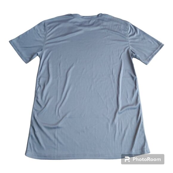Sugarno Men's Gray Short Sleeve Active Sport 100% Polyester T-Shirt -Size Small - Picture 2 of 6